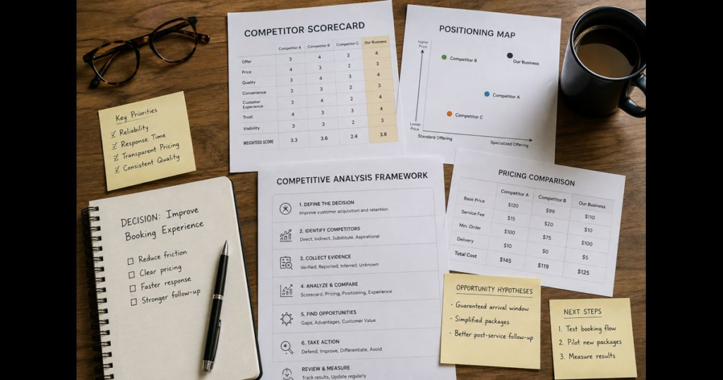 competitive analysis framework for small business