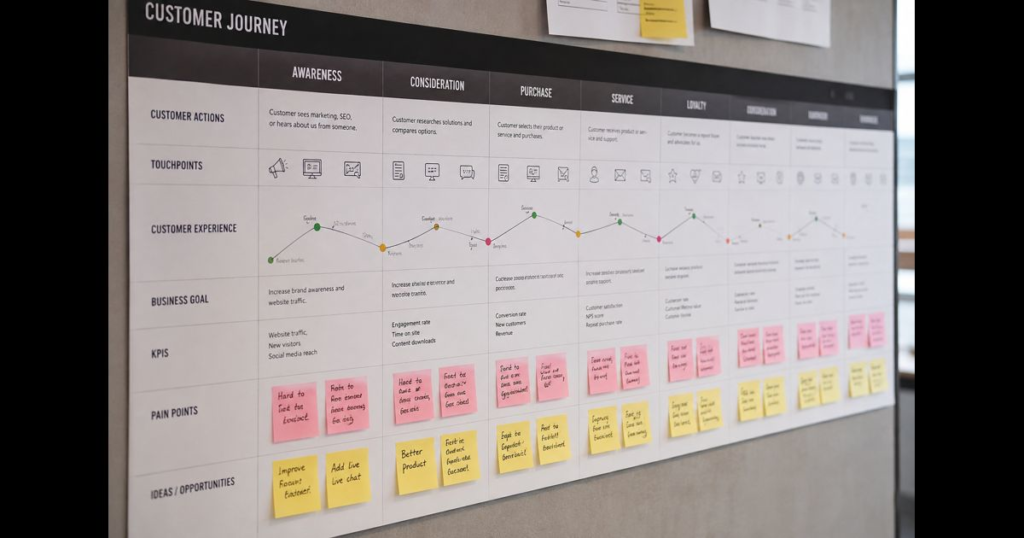 customer journey mapping for small business